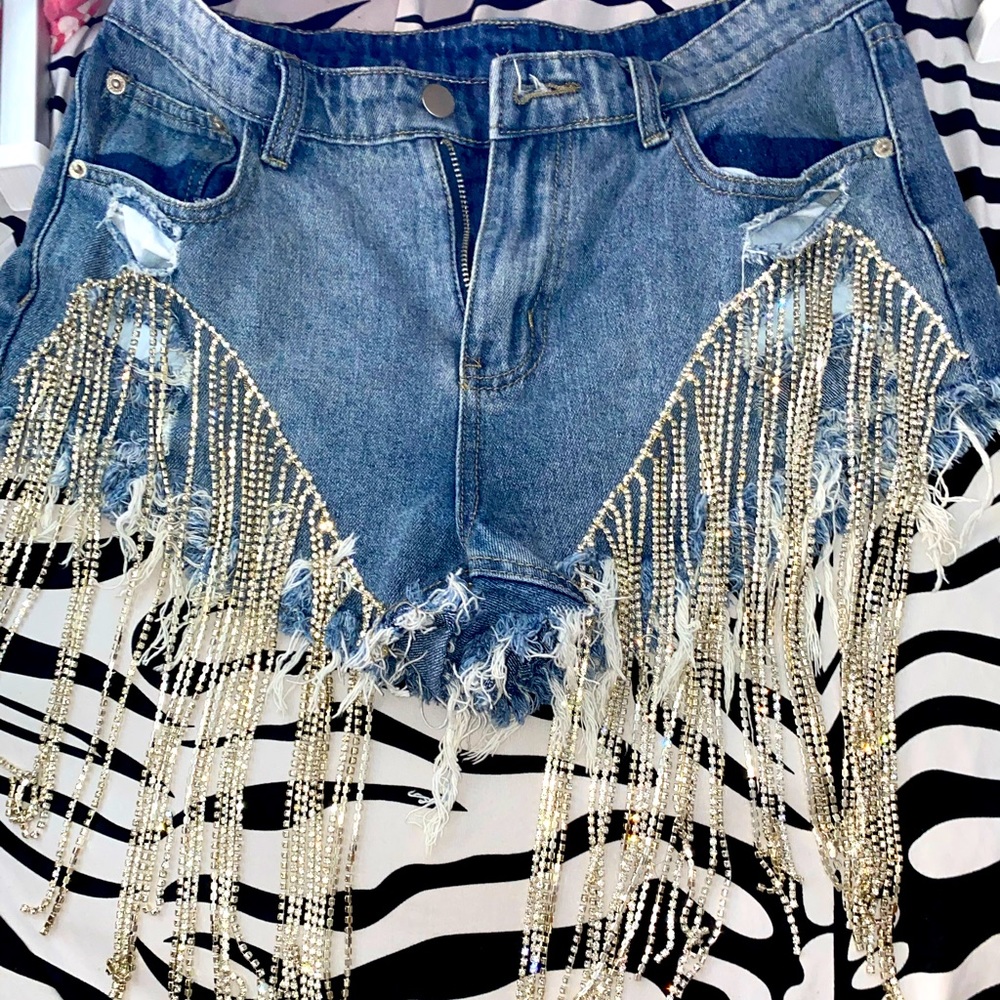 Sexy high waist jean shorts